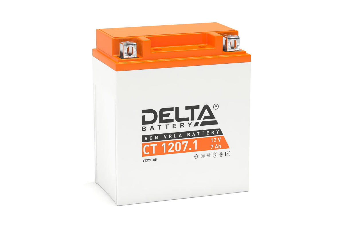 Аккумулятор Delta CT 1207.1 12/7 В/Ач
