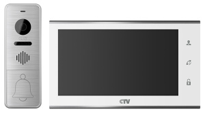 Комплект CTV-DP4705AHD W в одной коробке (вызывная панель CTV-D400FHD и монитор CTV-M