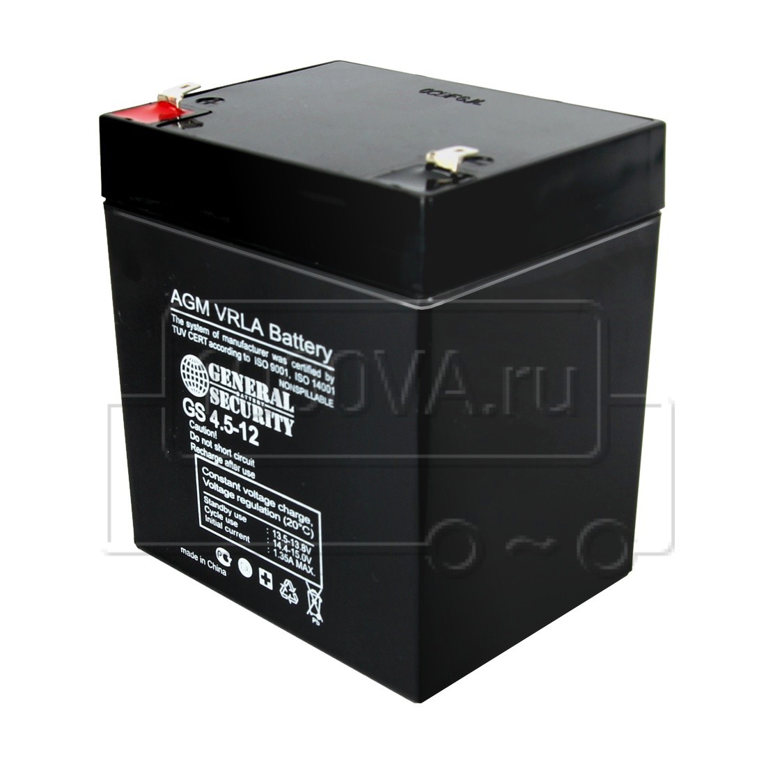 Аккумулятор GS 12V- 4.5А/ч General Security 