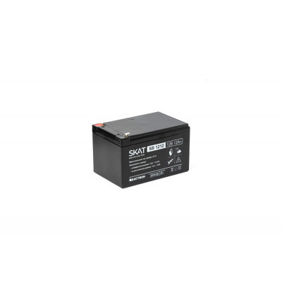 Купить Аккумулятор SKAT SB 1212 свинцово-кислотный AGM 12V 12Ач Iзар.3,6 А