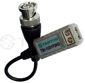 Приемник-передатчик TSt-1U01P2HD Пассивный приемник-передатчик HD-видео по витой паре. 1 канал BNC, 