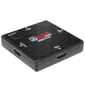 Переключатель ORIENT HS0301L+ оборудован тремя HDMI-входами и одним выходом HDMI, предназначенным дл
