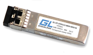 Модуль GIGALINK SFP+, 10Гбит/с, два волокна, ММ, 2хLC, 850 нм, 5 дБ (до 300 м) SR