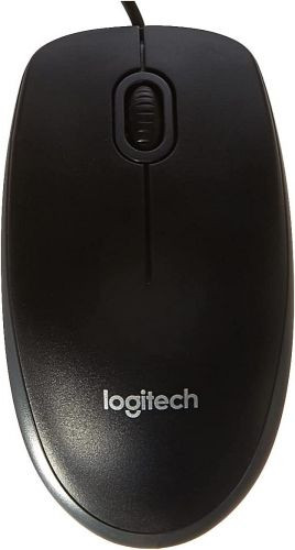 Купить Мышь Logitech Optical Mouse B100 Black USB OEM