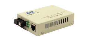 Медиаконвертер неуправляемый GL-MC-UTPF-SC1F-18SM-1550-N из UTP, 100Мбит/c в WDM, без LFP, SM, SC, T