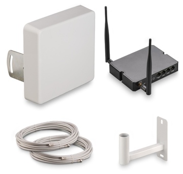 Купить Комплект 3G/4G интернета  Комплект 3G/4G интернета 15 дБ для дома и офиса Мелдана