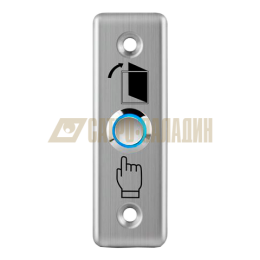 Кнопка выхода TDE-02 Light, с подсветкой. Предназначена для врезного монтажа. Выполнена в металличес