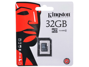 Карта памяти microSDHC 32Gb Kingston 