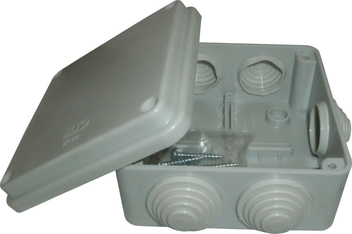 Коробка 100х100х50мм. распаячная, IP 55