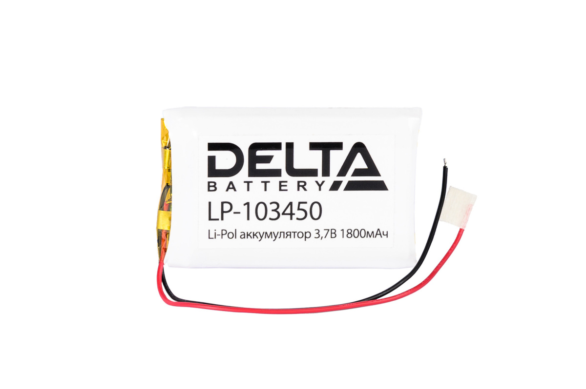 Аккумулятор Delta LP-103450 (Li-Pol) 1800мАч 3.7В