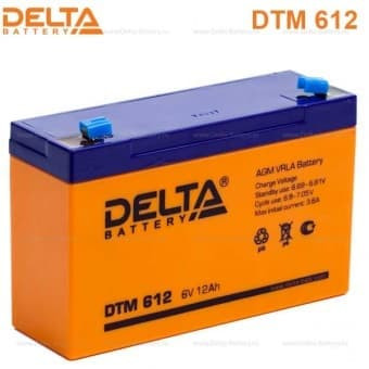 Купить Аккумулятор DTM 612, 6В/12Ач 