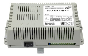 Блок управления БУД-430M и питания домофона, для работы совместно с блоками вызова серий 300 и 400 (