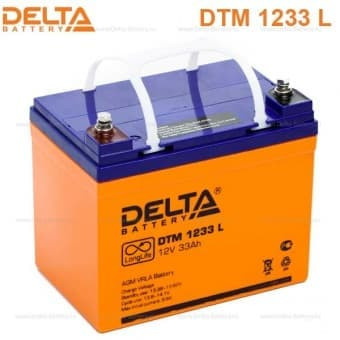 Купить Аккумулятор DTM 1233 L 12/33 В/Ач 195x130x168 мм