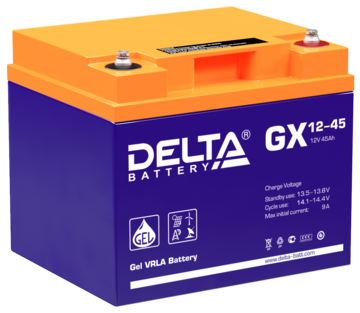 Купить Аккумулятор GX 12-45 12/45 В/Ач 197х165х170 мм