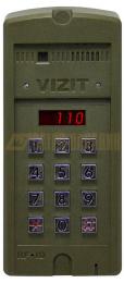 Блок вызова БВД-SM110FCP, до 100 абонентов. Встроенный контроллер до 600 ключей VIZIT-RF3 (RFID-13.5