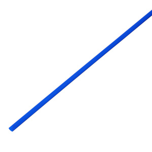 Термоусадка 3.0/1.5мм., синяя.1 метр.(Rexant)