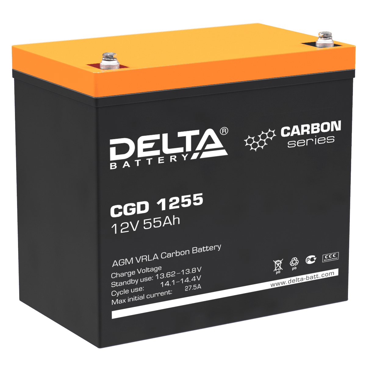 Аккумулятор CGD 1255 12/55 В/Ач