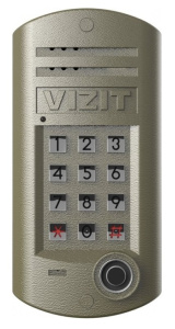 Блок вызова БВД-314Т для совместной работы с блоками управления домофоном СЕРИИ 300. Встроенные счит