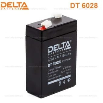 Купить Аккумулятор DT 6028 6/2,8 В/Ач 66х33х99 мм