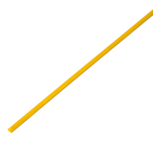 Термоусадка 3.0/1.5мм., жёлтая.1 метр.(Rexant)