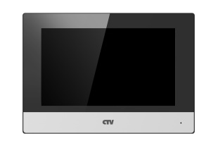 Монитор CTV-IP-M6703 В 7" IP-видеодомофона, поддержка разрешениия 2Мп, Touch Screen, разрешение 1024