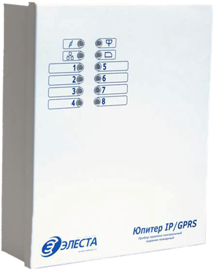 Купить Прибор Юпитер-4-IP/GPRS. объектовый приемно-контрольный охранно-пожарный, 4 шлейфа сигнализации