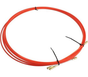 Протяжка кабельная d=3.5мм. 5м. Красная (мини УЗК в бухте), стеклопруток.