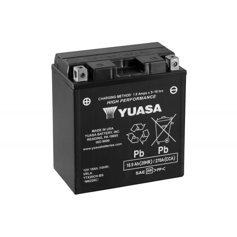 Аккумулятор YUASA YTX20CH-BS 12 В 18 Ач