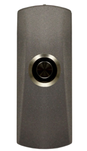 Кнопка выхода TS-CLICK light (серебро) с подсветкой для накладного монтажа