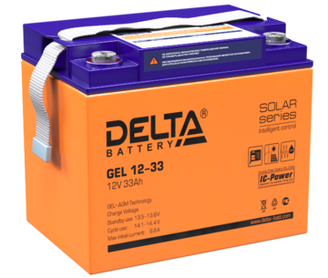 Купить Аккумулятор GEL 12-33 12/33 В/Ач 194х132х168 мм