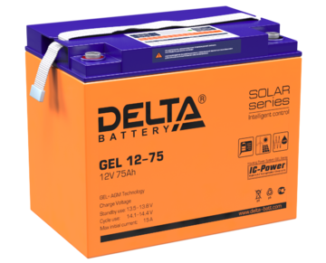 Купить Аккумулятор GEL 12-75 12/75 В/Ач 260х168х219 мм