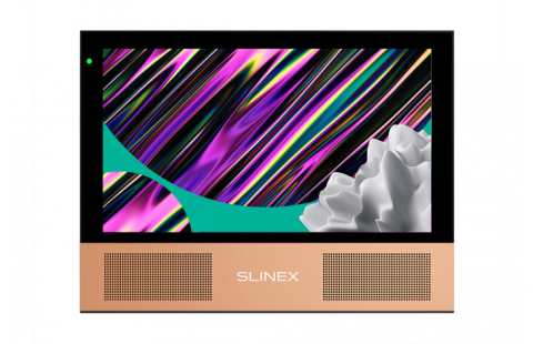 Купить Видеодомофон Slinex Sonik 10 Черный + Розовое Золото