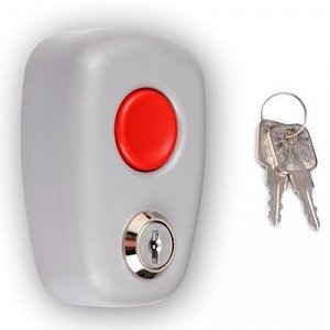 Астра-321 (ИО 101-7) кнопка извещения о нападении с фиксацией, 2 ключа в комплекте  