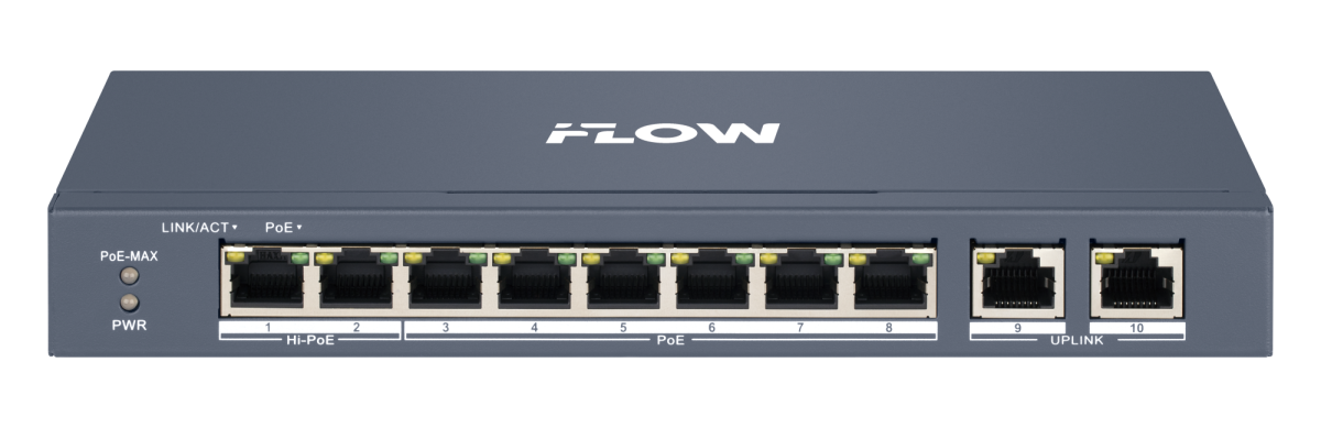 Коммутатор F-SW-EM410HPOE-VM