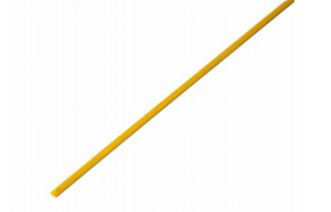 Термоусадка 1.5/0.75мм., жёлтая.1 метр.(Rexant)