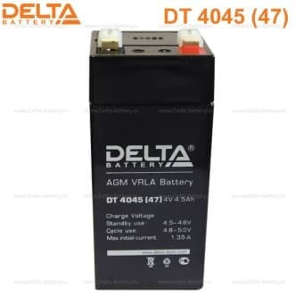 Купить Аккумулятор DT 4045 (47мм) 4/4,5 В/Ач 47х47х101 мм