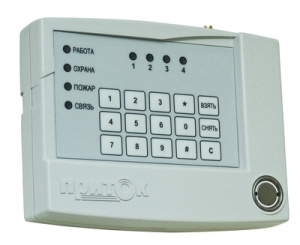 Прибор Приток-А-КОП-02 приёмно-контрольный основной канал Ethernet 10, резервный канал GSM(GPRS), 2 