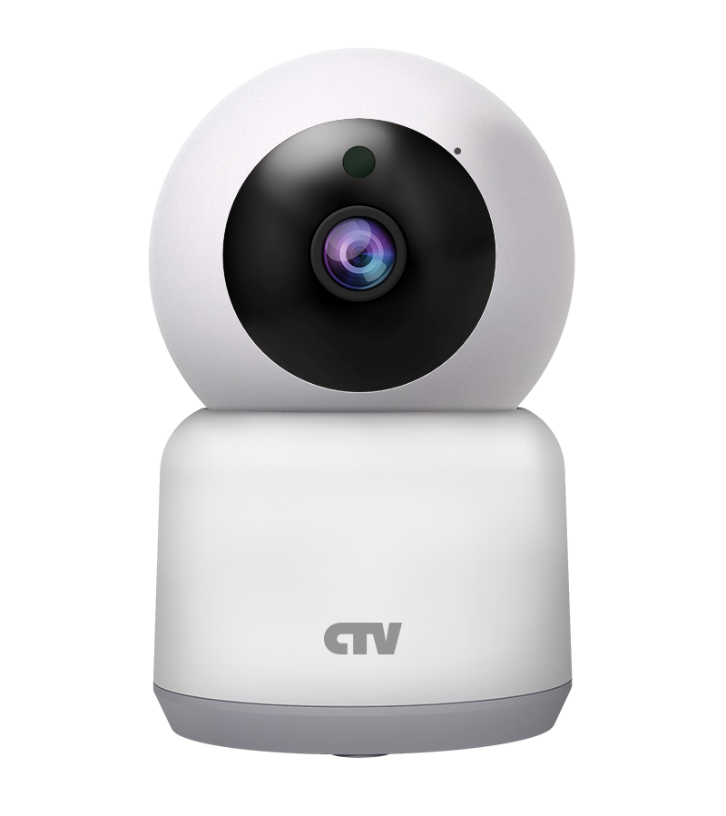 Видеокамера CTV-Home Cam Wi-Fi PTZ, разрешение 1920*1280 (2Мп), передача со скоростью до 15 к/с, сен