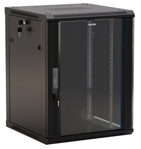 Шкаф настенный 19", 15U, полезная глубина 425 мм, допустимая статическая нагрузка 40 кг, IP20, 775x6