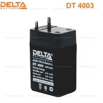 Купить Аккумулятор DT 4003 4/0,3 В/Ач 26х21х45 мм