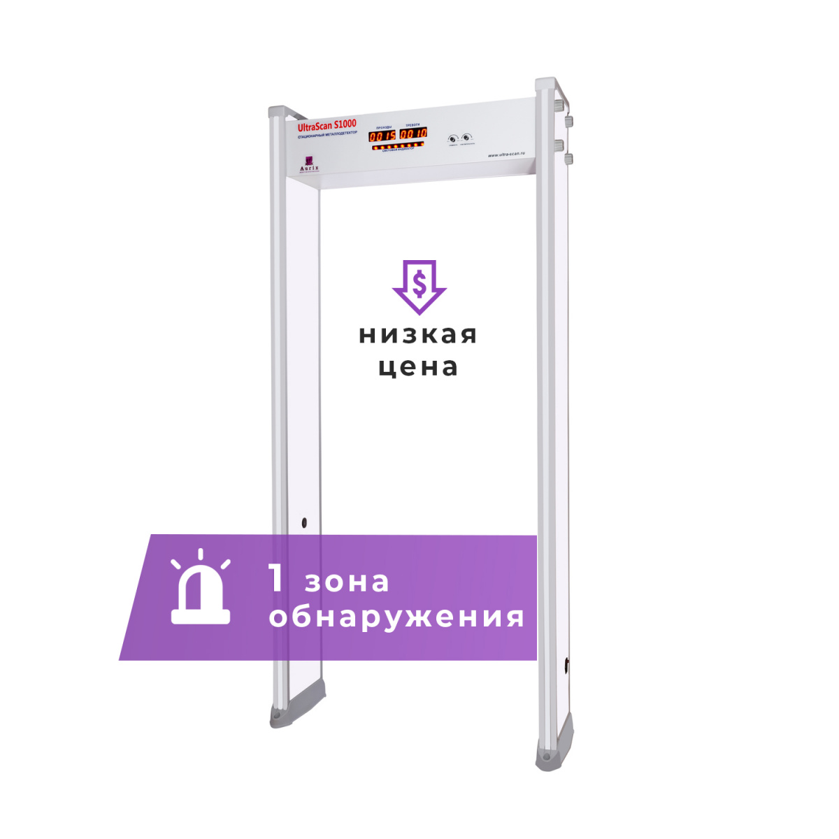 Арочный металлодетектор UltraScan S1000 (ширина прохода 800мм)