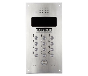 Блок вызова CD-2255-TM Евростандарт, кнопочная наборная панель домофона с ТМ-контактором. MARSHAL