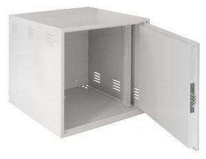 Шкаф EC-WS-126060-GY NETLAN настенный антивандальный сейфового типа, 12U, Ш600хВ600хГ600мм, серый