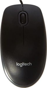 Мышь Logitech Optical Mouse B100 Black USB OEM