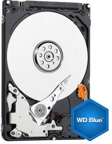 Жесткий диск 1ТБ 2.5" WD Blue SATA III, 5400 rpm, 150 Мбайт/сек, кэш память - 128 МБ[WD10SPZX]
