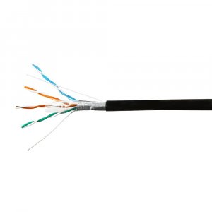 Купить Кабель Standart FTP outdoor 4x2x0,5, медный, FLUKE TEST, кат.5e, однож., 305 м, черный. SkyNet 