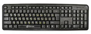Клавиатура Oklick 130M проводная, чёрная. USB