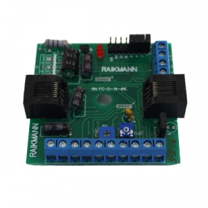 Контроллер RN-FC5 этажный для многопользовательских домофонных систем RAIKMANN