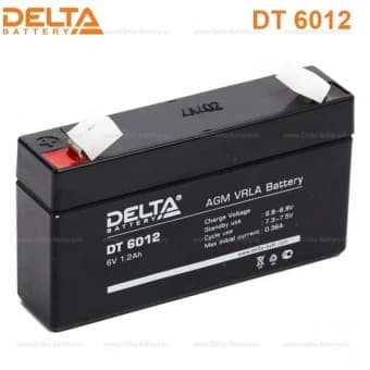 Купить Аккумулятор DT 6012 6/1,2 В/Ач 97х24х58 мм