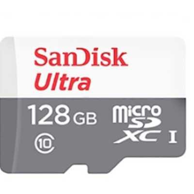 Купить Карта памяти microSDXC 128Gb SanDisk Ultra + SD Adapter 100MB/s Class 10 UHS-I - Tablet Packaging